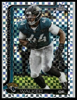 2025 Topps Chrome #141 Travon Walker X-Fractor