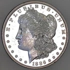 1886 O MORGAN DOLLAR ULTRA PROOF LIKE! DEEP LIQUID MIRRORS! RARE ! NR #64640
