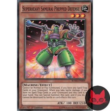 Yugioh Superheavy Samurai Prepped Defense BOSH-DE009 Common 1. Auflage NM