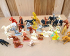 Indian Warrior Action Figures Cowboys Horses Vintage Marx 37 pcs Fort Apache — photo 1