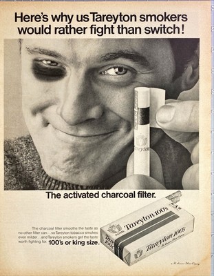 Tareyton 100's Cigarettes 