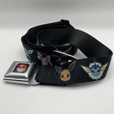 Pokemon Belt Buckle Down  2016 Made In USA Adjustable 27”-44”