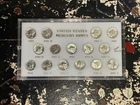 RARE Silver 1941-1945 Mercury Dime Short Set In Vintage Capital Plastic Holder