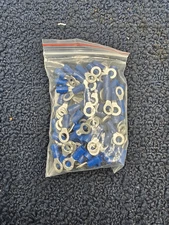 (QTY 300) Install Bay BVRT10 Blue Vinyl Insulated Ring Terminal 16-14 GA #10
