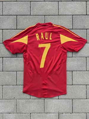 Spain 2004/06 Original Home Shirt Raul #7 Size S