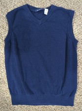 Boy's Vest Children's Place Navy Blue Large 10/12