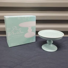 Rosanna Décor Bon Bon Cupcake Desert Pedestal Display Stand  Soft Turquoise 