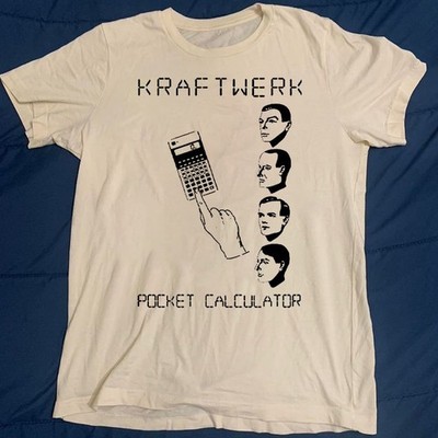 Vintage Kraftwerk Band Pocket Calculator Shirt Unisex Concert S to 5XL AR425