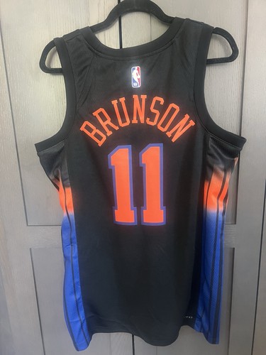 Jalen Brunson #11 NY Knicks Statement Edition Jersey Sz 44 med Nike Jordan NWT