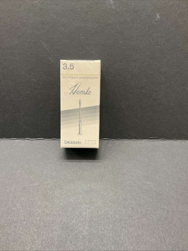 Hemke #3.5 Bb Soprano Saxophone Filed Reeds 5-Pack RHKP5SSX350