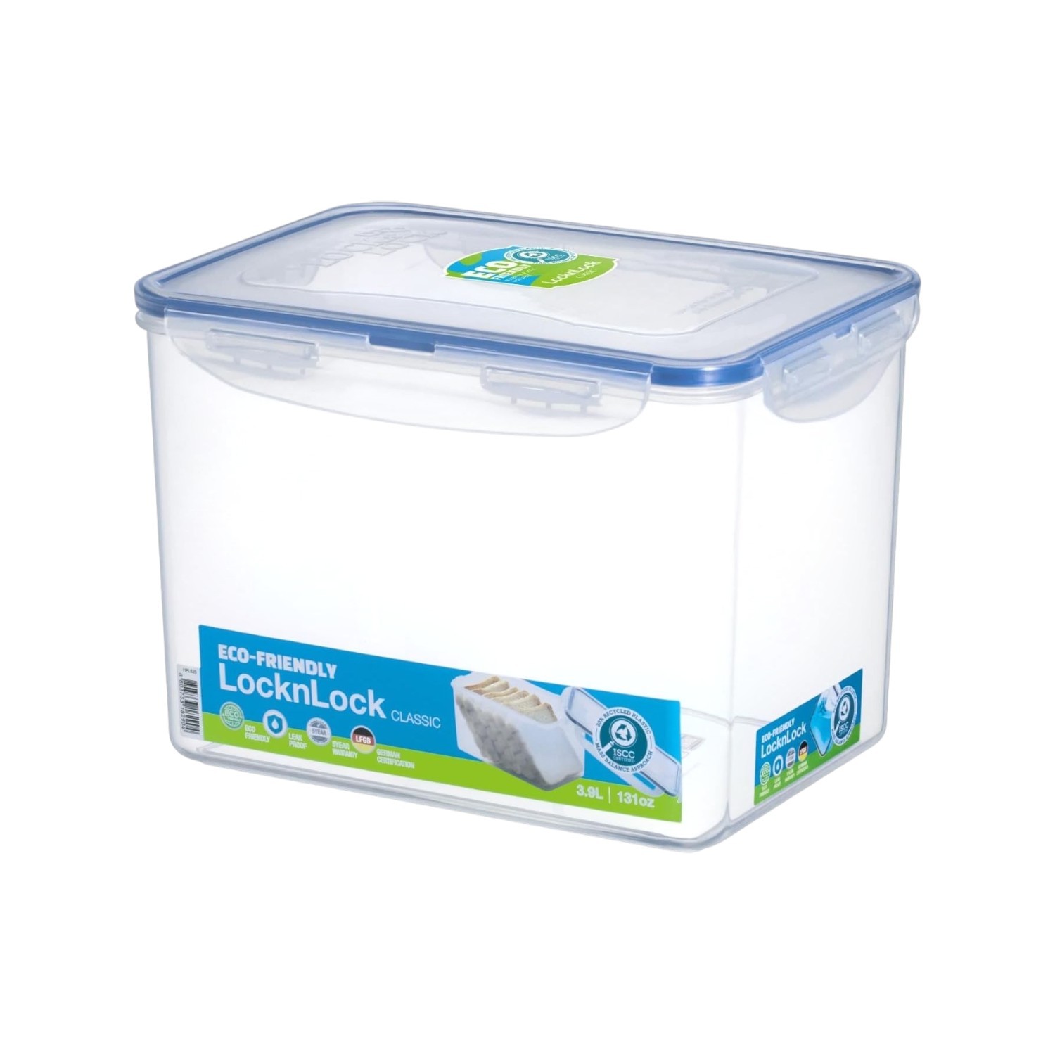 LocknLock Rectangular 3.9ltr (234 x 165 x 165mm) - Image 3