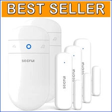 Compact Wireless Door Chime with 52 Custom Chimes – Easy Installation