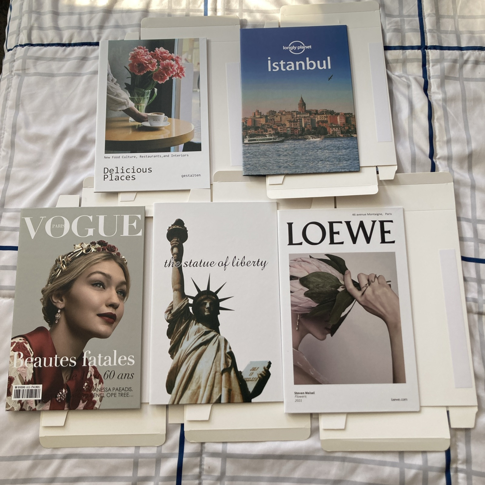 Vintage Faux Book Box Set of 5 for Home Decor