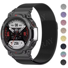 Magnetic Milanese Loop Strap Band For Huami Amazfit T-Rex 3/2/T Rex Pro/Ultra 2