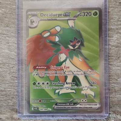 Pokmon Decidueye GX POR Full Art Holo GX 100/088 Stage 2 320 HP English |  eBay