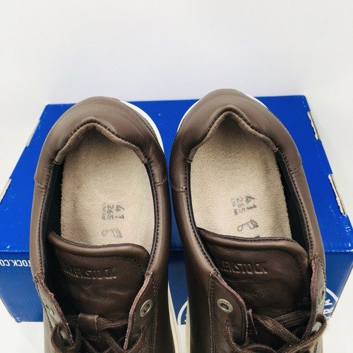 Birkenstock Bend Zapatillas bajas de cuero marrón para hombre TALLA EU 41 US 8 ajuste regular - Imagen 12 de 15