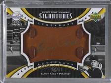 2007 Sweet Spot Classic Legendary Leather Blue Ink 36/75 Roy Face El Auto n8a