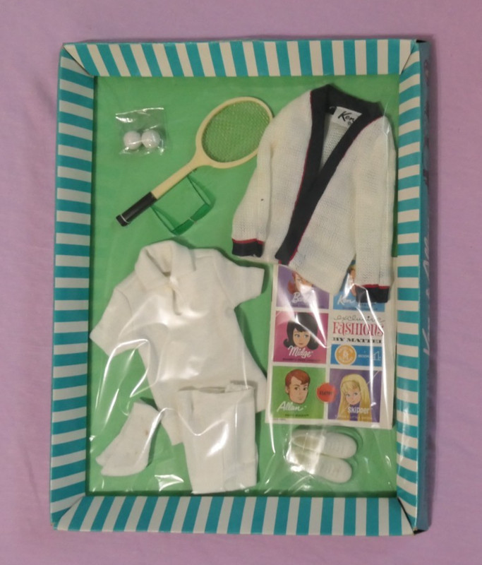 Vintage Ken Clothes - Vintage Ken 790 Time for Tennis - NRFP