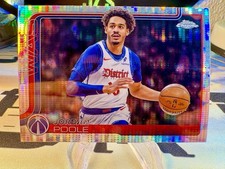 2025-26 Jordan Poole Topps Chrome Pulsar Refractor #207 Wizards