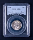 1932-D Washington Quarter 25c PCGS MS62 WB105