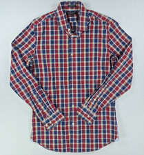 Banana Republic Grant Fit Men's Button Up Dress Shirt sz SMALL 14-14 1/2