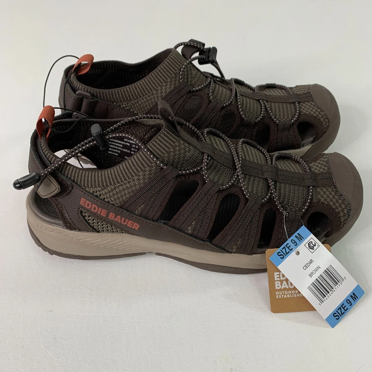 Eddie Bauer Hiking Water Sandals Closed Toe Brown Wide Size 9W Eddie Bauer Women main image 2
