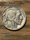 1936 Buffalo Nickel - About Uncirculated (AU) Full Date & Horn! 5$ Starts