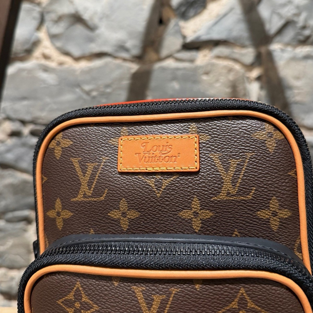 Louis Vuitton X Nigo Giant Damier Ebene Amazone Sling Bag | eBay
