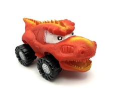 Keycraft Stretch Wheels Orange Dinosaur Sensory Toy 5  Squishy Stress Relief