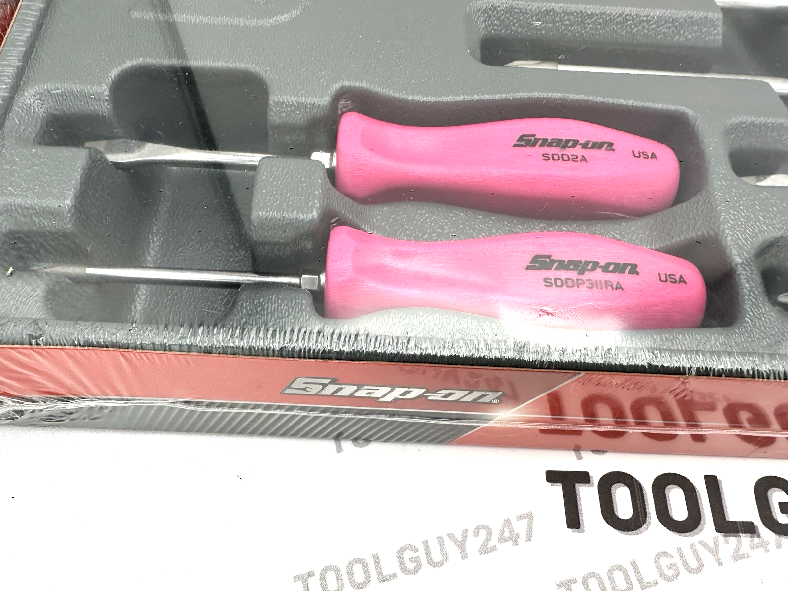 SNAP ON SDDX70A EP 7pc PINK HARD HANDLE Combination Screwdriver Set NEW ...