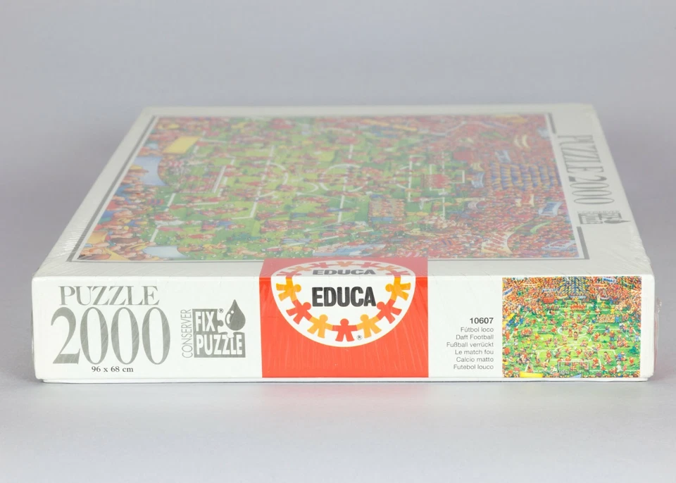 Puzzle 2000 Educa - Calcio matto - Daft Football - Factory SEALED sigillato - Immagine 3 di 4