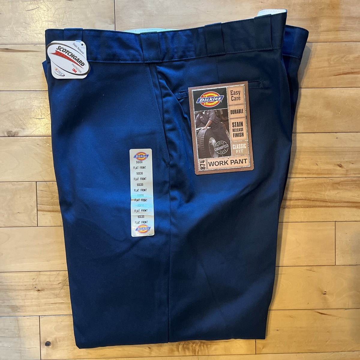Dickies Mens 874 Classic Fit Flat Front Work Pants Size