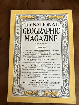 Nov 1932 National Geographic Total Eclipse of the Sun