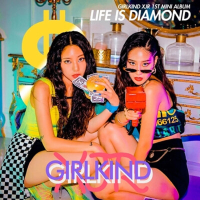 岡本玲 That's Girls Life CD GIRLKIND XJR [LIFE IS DIAMOND] 1st Mini Album CD+Photo Book+2p