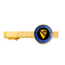 Us Army Cold War Veteran 1st Cavalry Division Veteran Tie Clip Tie Bar Gift
