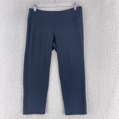 Athleta Leggings Womens Large Gray Pull On Stretch Athletic Active Wear Yoga