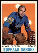 1970-71 O-PEE-CHEE ROGER CROZIER BUFFALO SABRES #145 MINT OC