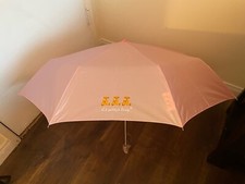 La Petty A Loop Pink Ultra Light Water Repellent Pink Umbrella NWT 2001
