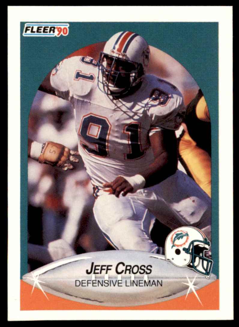 1990 Fleer Jeff Cross Miami Dolphins #237