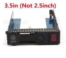 W/chip 3.5" LFF SAS SATA Drive Tray Caddy HP ProLiant DL320E DL360E Gen8 USA