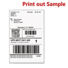 Rotoli Etichette 1744907 Etichette Spedizione Dasher Per Dymo 4XL - 4 Rotoli 4x6 Pollici, Termiche E Resistenti Compatibili Labelwriter