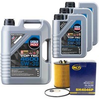 MotoröL Set Top Tec 4600 5W-30 8 Liter + ÖLfilter FüR BMW 6Er 5Er 7Er X5 E60 E70