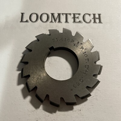 Involute Gear Cutter 31.416P 1/10 P 10T  Bar-Lock No.5 7/8 bore B&S E72