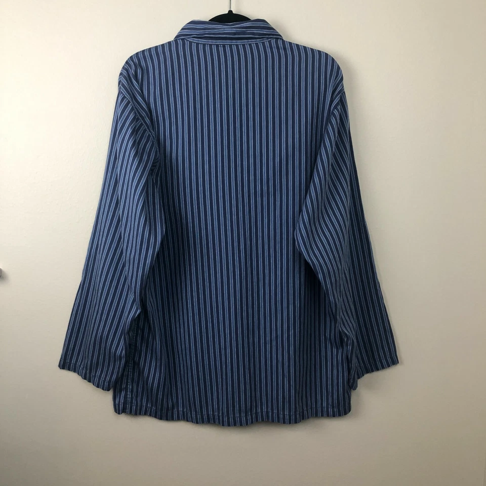 Camisa pijama manga larga Frette Made in Italy para hombre talla XL Foto 3 de 4