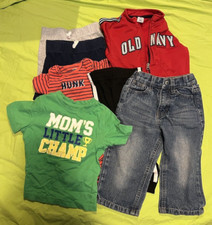 Boys Name brand Toddler Kids Clothing Lot 24 MONTHS 24M tops bottoms Please Look