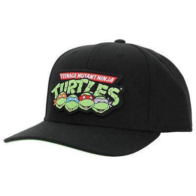 Bio World Teenage Mutant Ninja Turtles Retro Logo Snapback Hat NEW IN STOCK