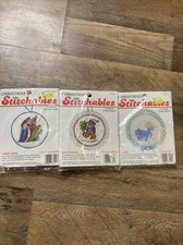vintage Christmas cross stitch kits
