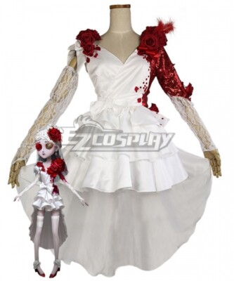 Identity V Perfumer Vera Nair Crimson Bride Halloween Dress Cosplay Costume E001