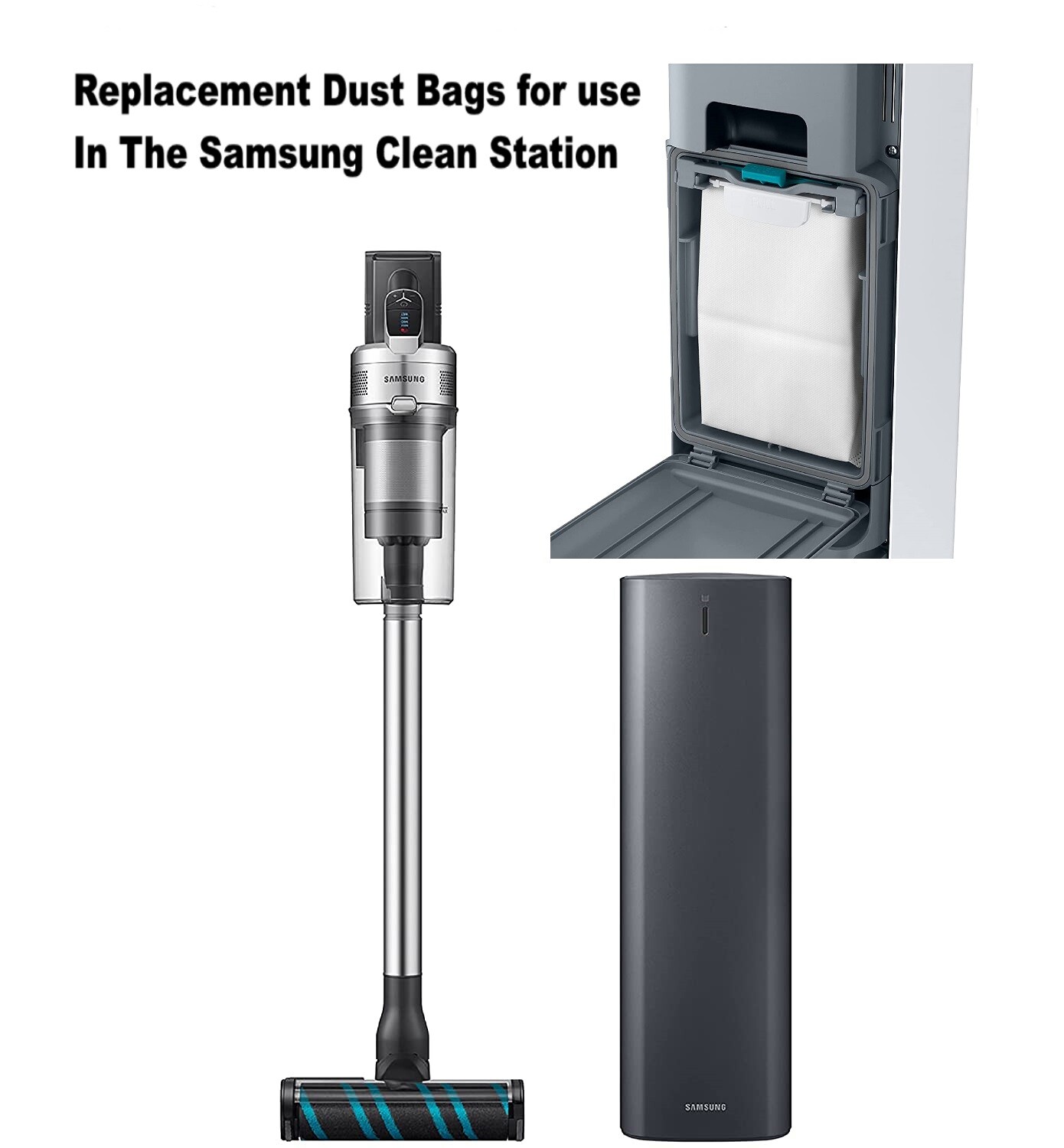 Original SAMSUNG VCAADB90 Dust Bags For Jet Series Vacuums Clean