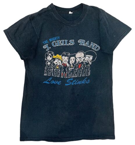Vtg 80s The Mighty J Geils Band Love Stinks 1980 T